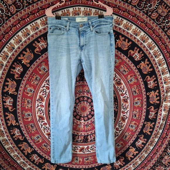 Hollister Other - Hollister 30x32 Men's Light Wash Skinny Jeans
